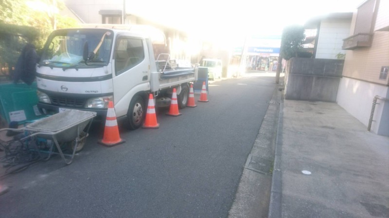 現場風景(横浜市港北区の現場より)