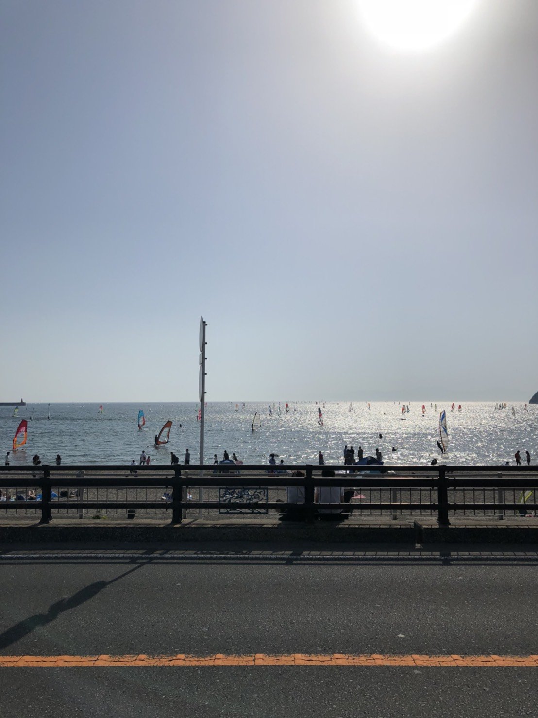 現場風景(逗子市駐車場警備)