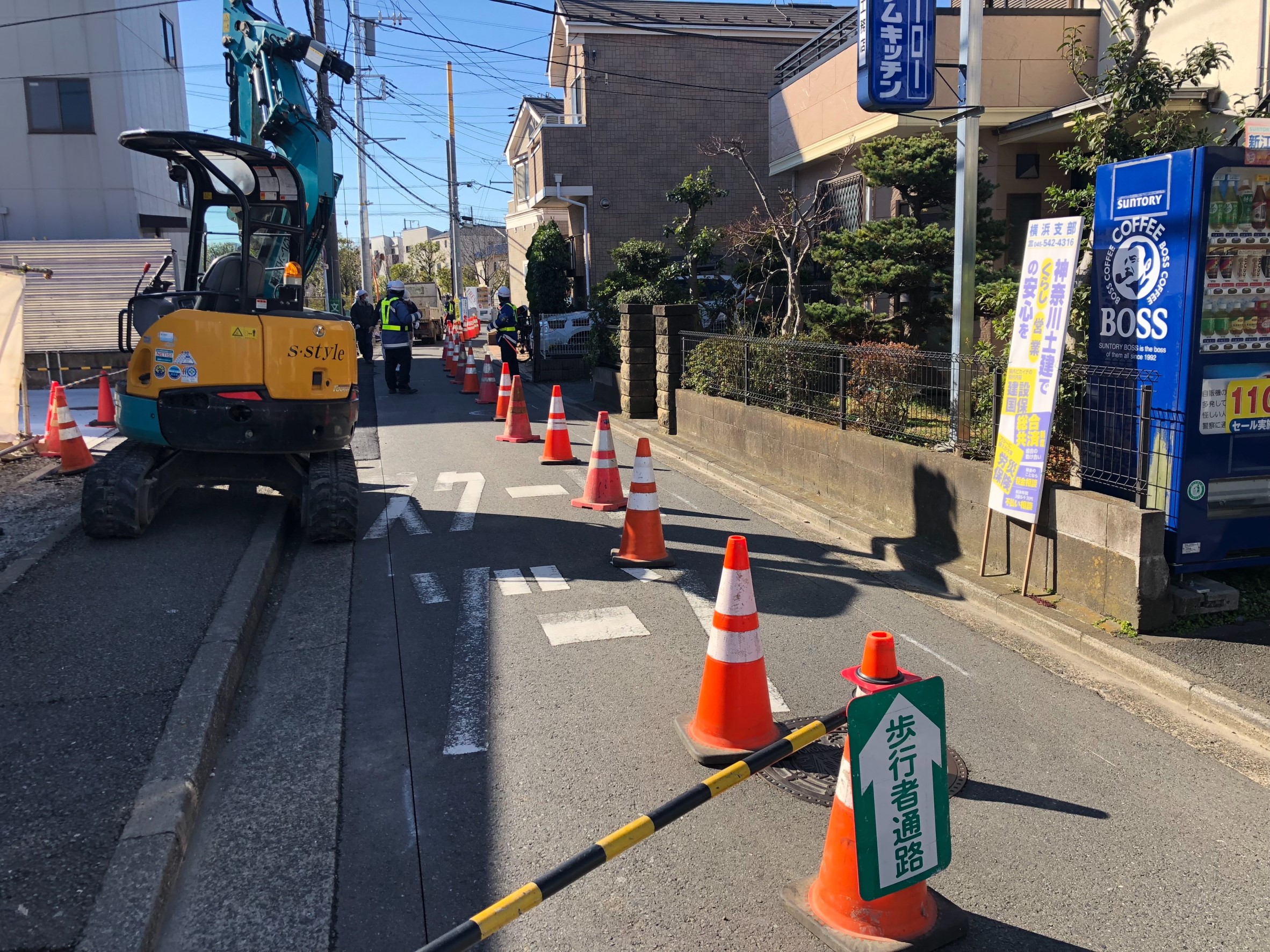 現場風景(横浜市港北区・横浜市旭区の現場より)