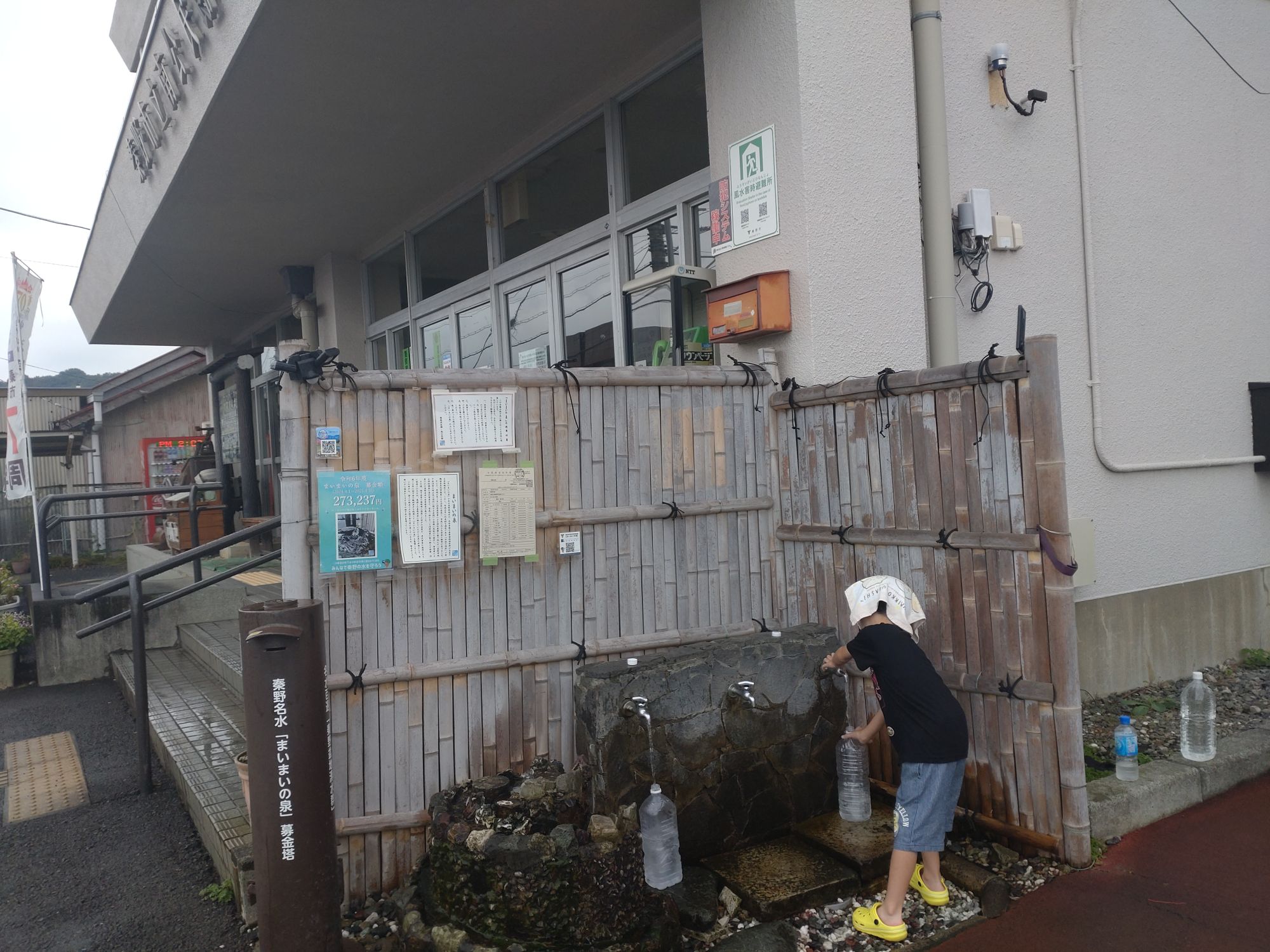 毎月恒例のお水汲み